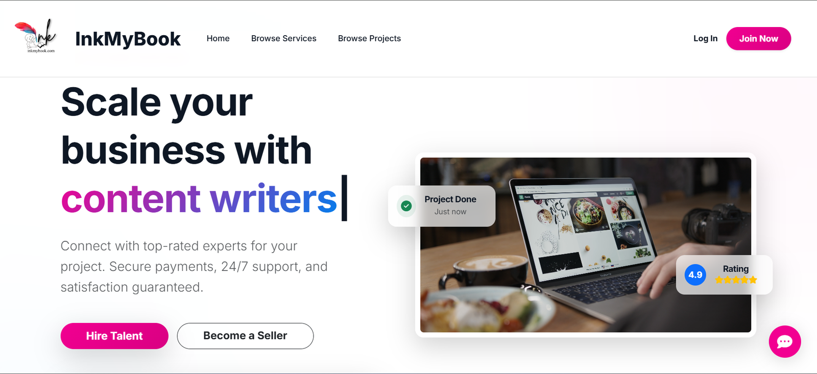 InkMyBook Freelancing Platform